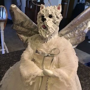 West Highland Terrier Angel Tree Topper